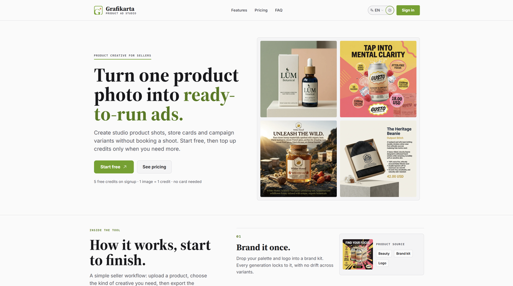 Grafikarta website
