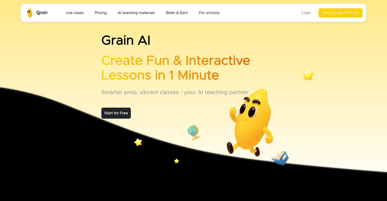 Grain AI website