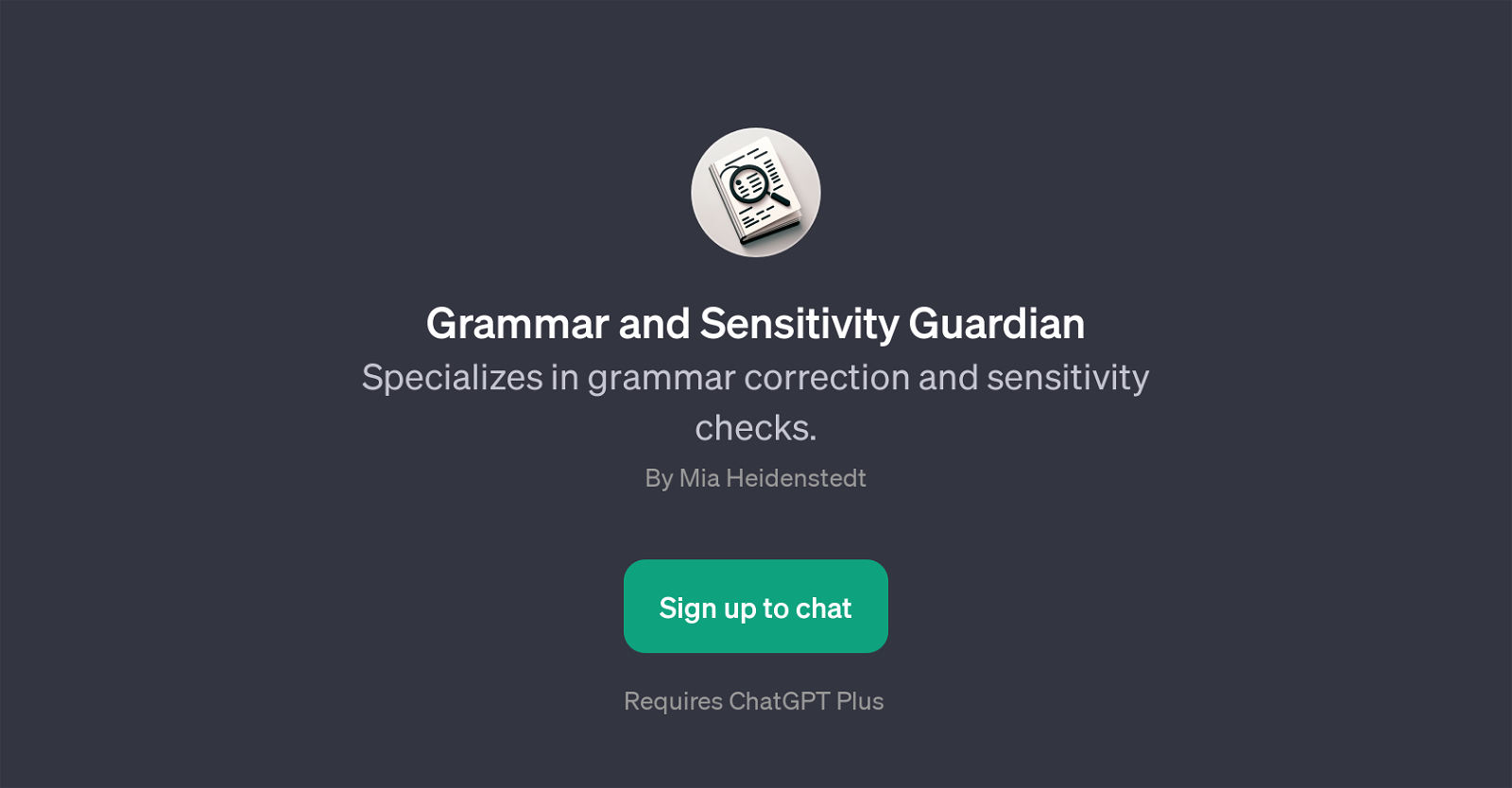 Grammar and Sensitivity Guardian website