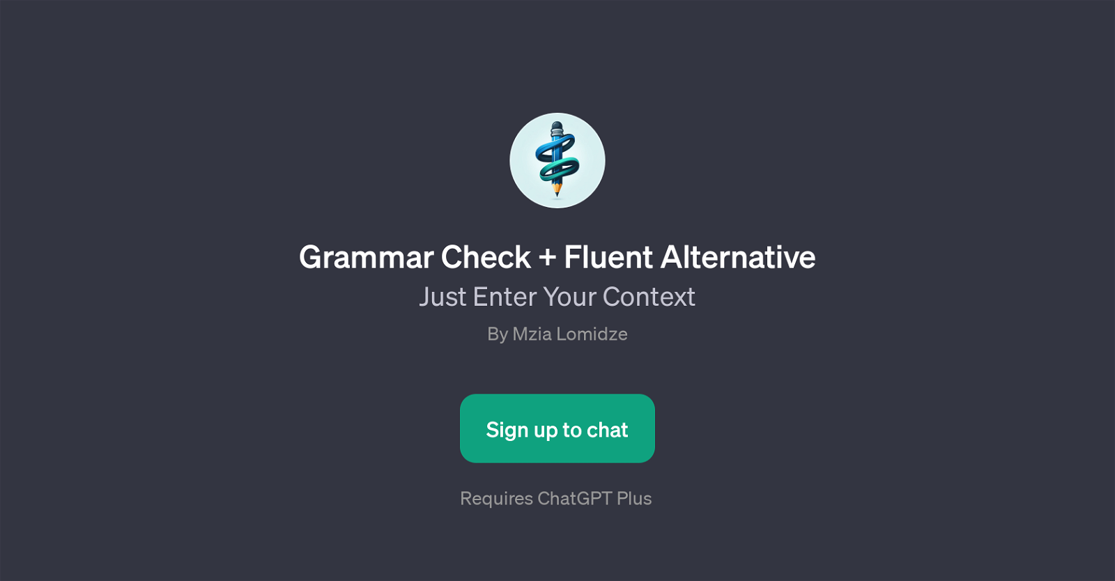 Grammar Check + Fluent Alternative website