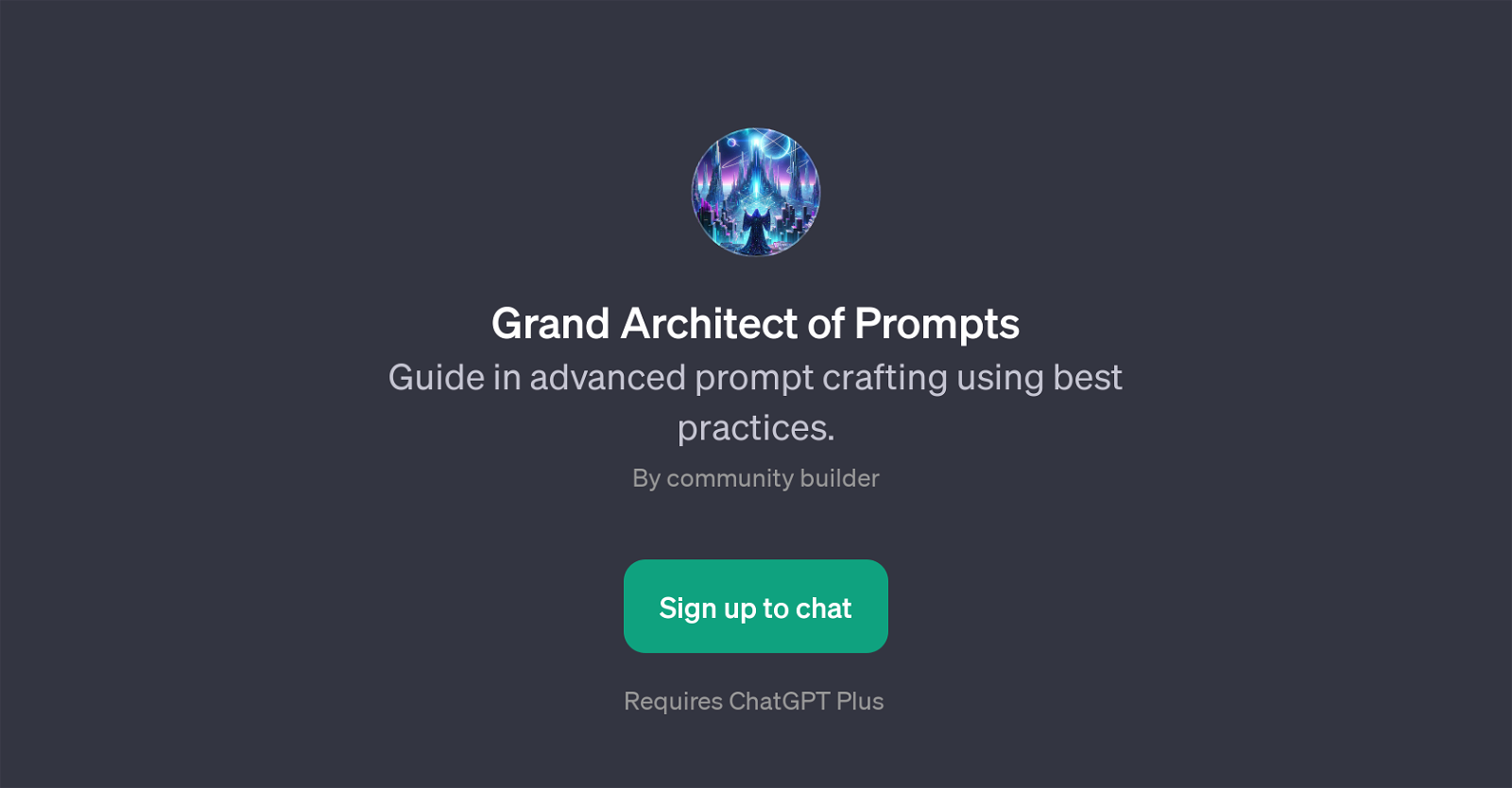 Grand Architect of Prompts website