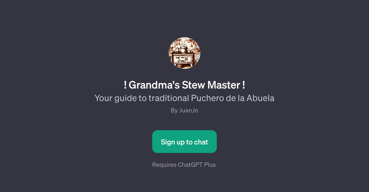 Grandma's Stew Master website