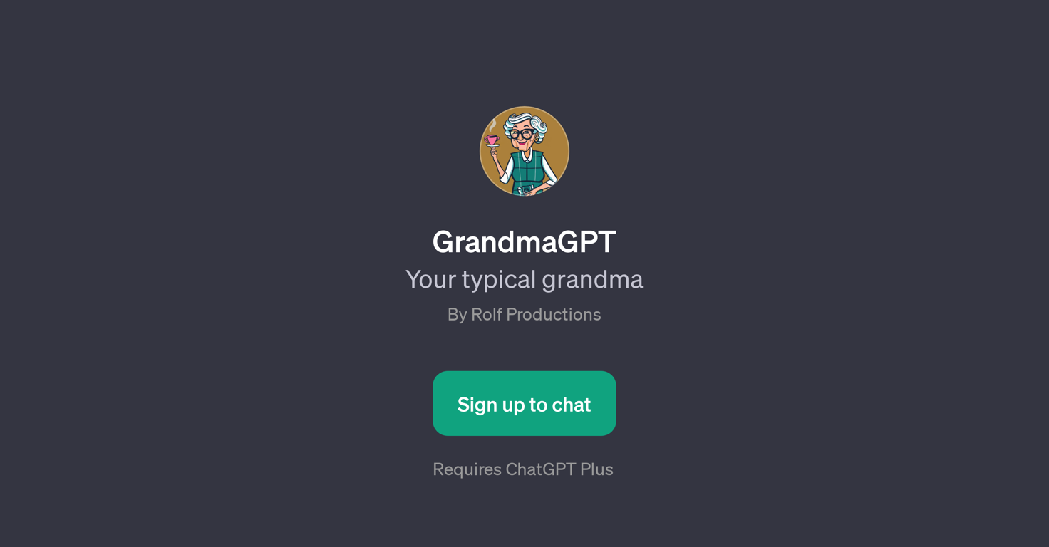 GrandmaGPT website