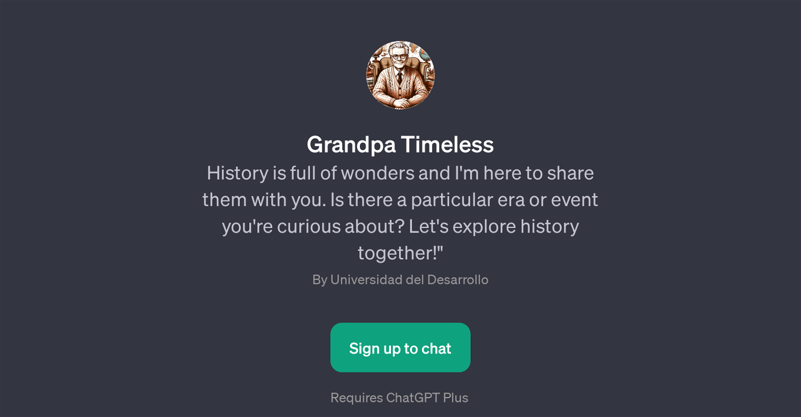 Grandpa Timeless website