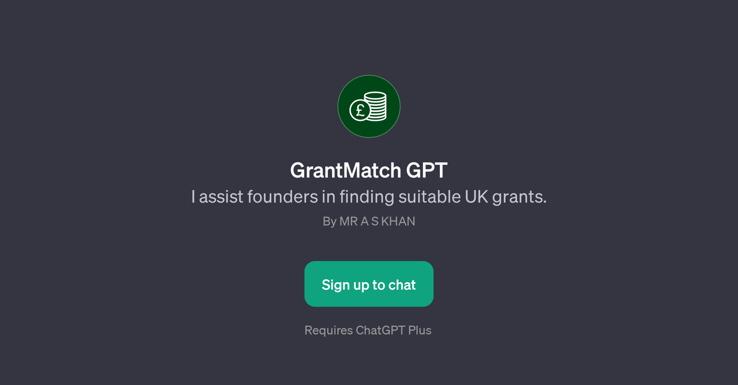 GrantMatch GPT website