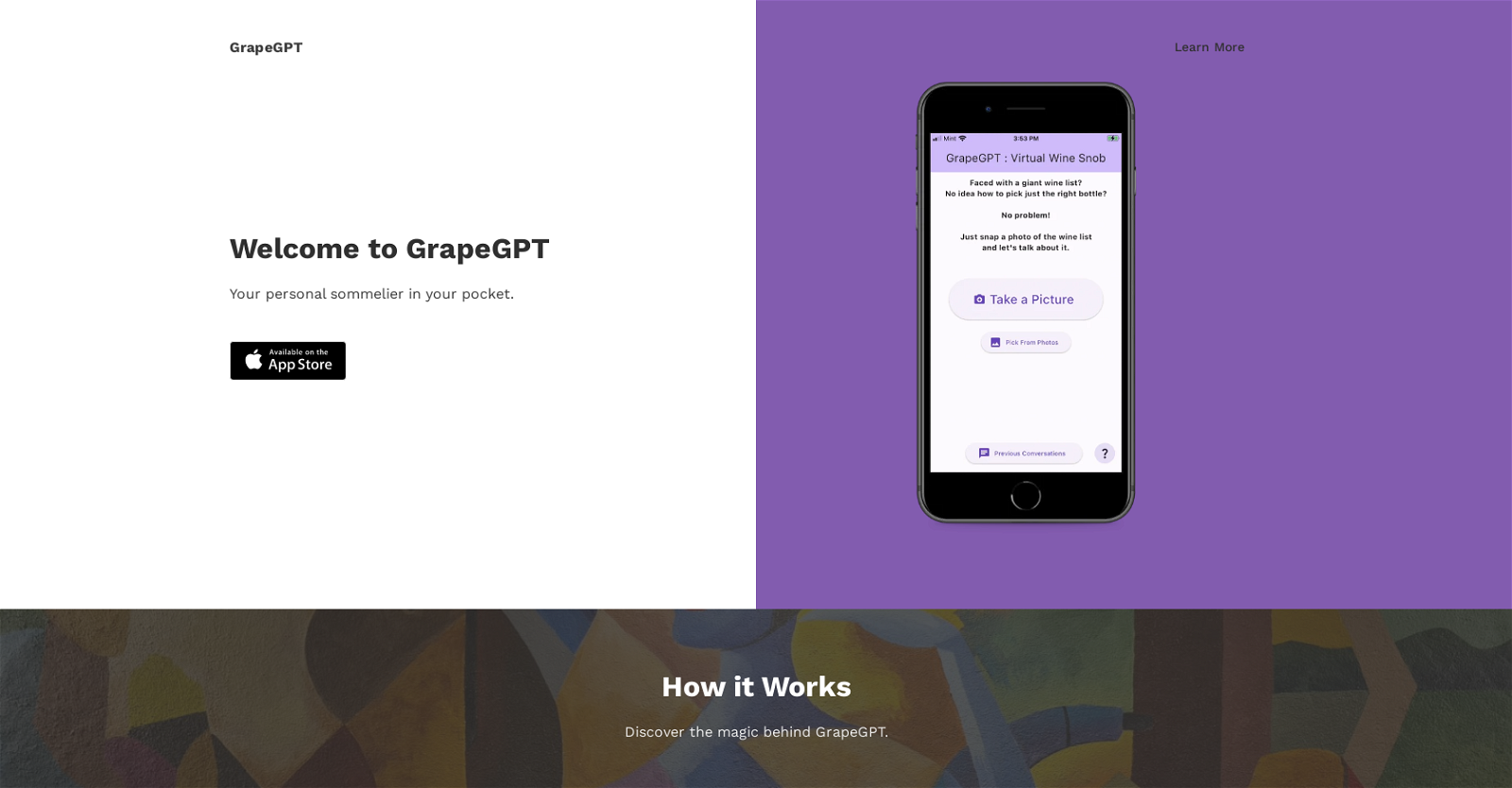 GrapeGPT website