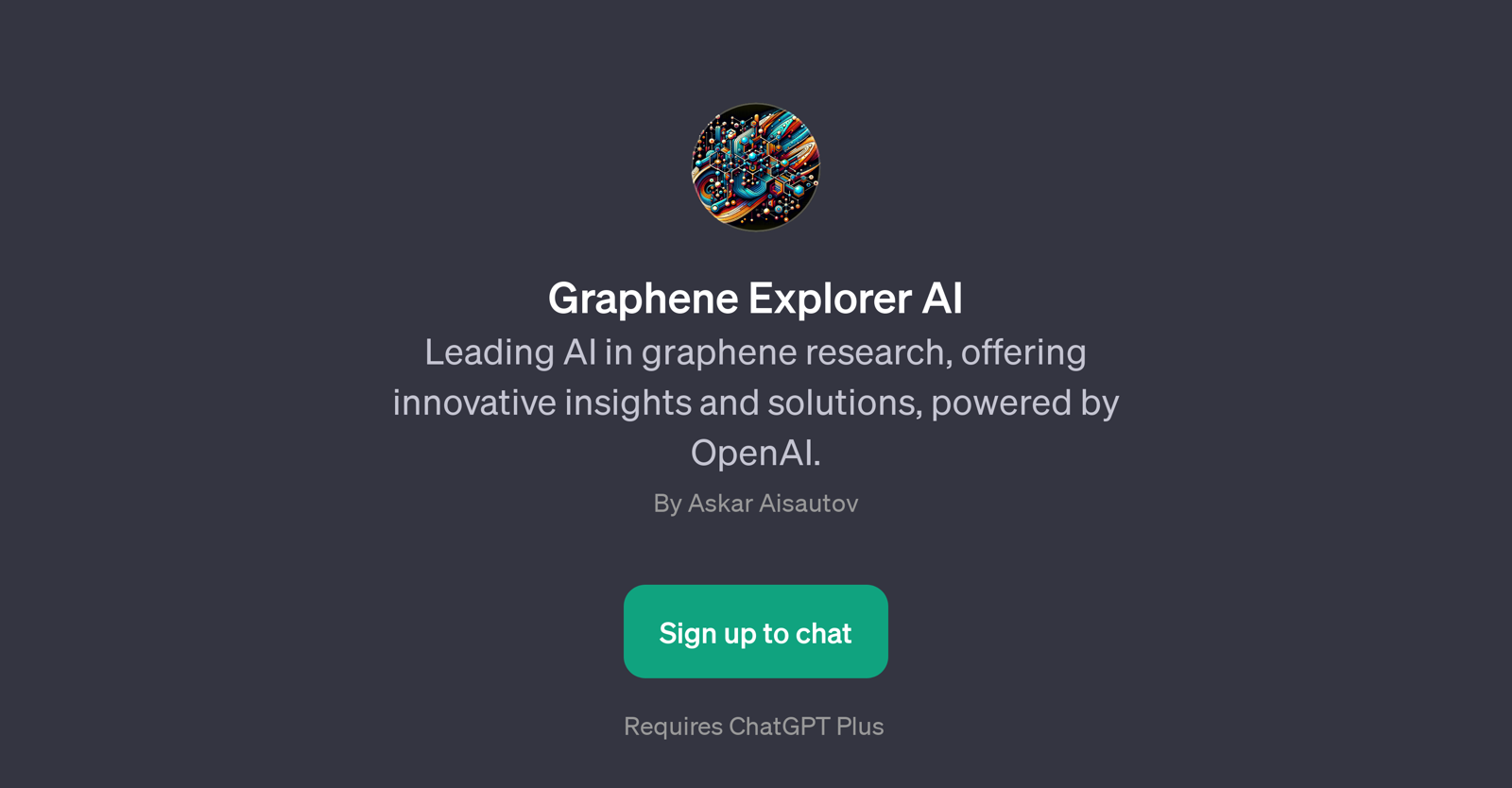 Graphene Explorer AI website