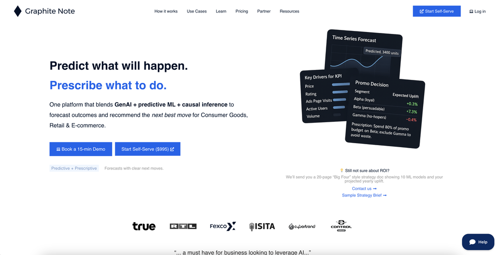 Graphite Note website