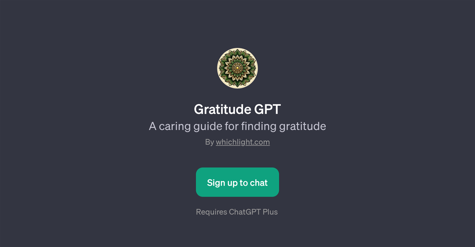 Gratitude GPT website