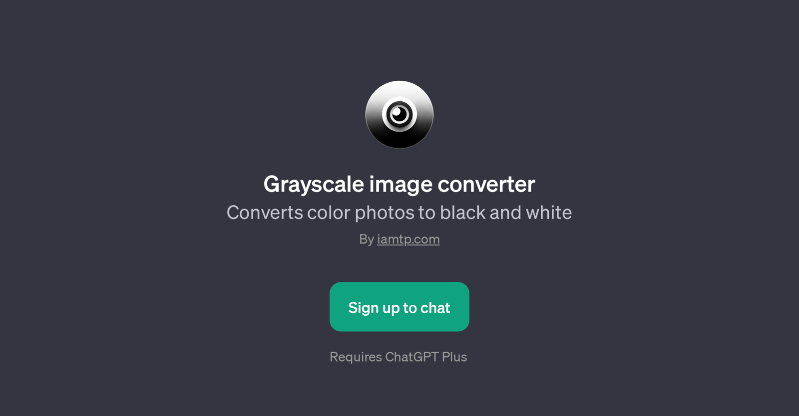 Grayscale Image Converter website