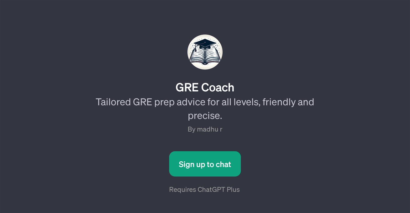 GRE Coach website