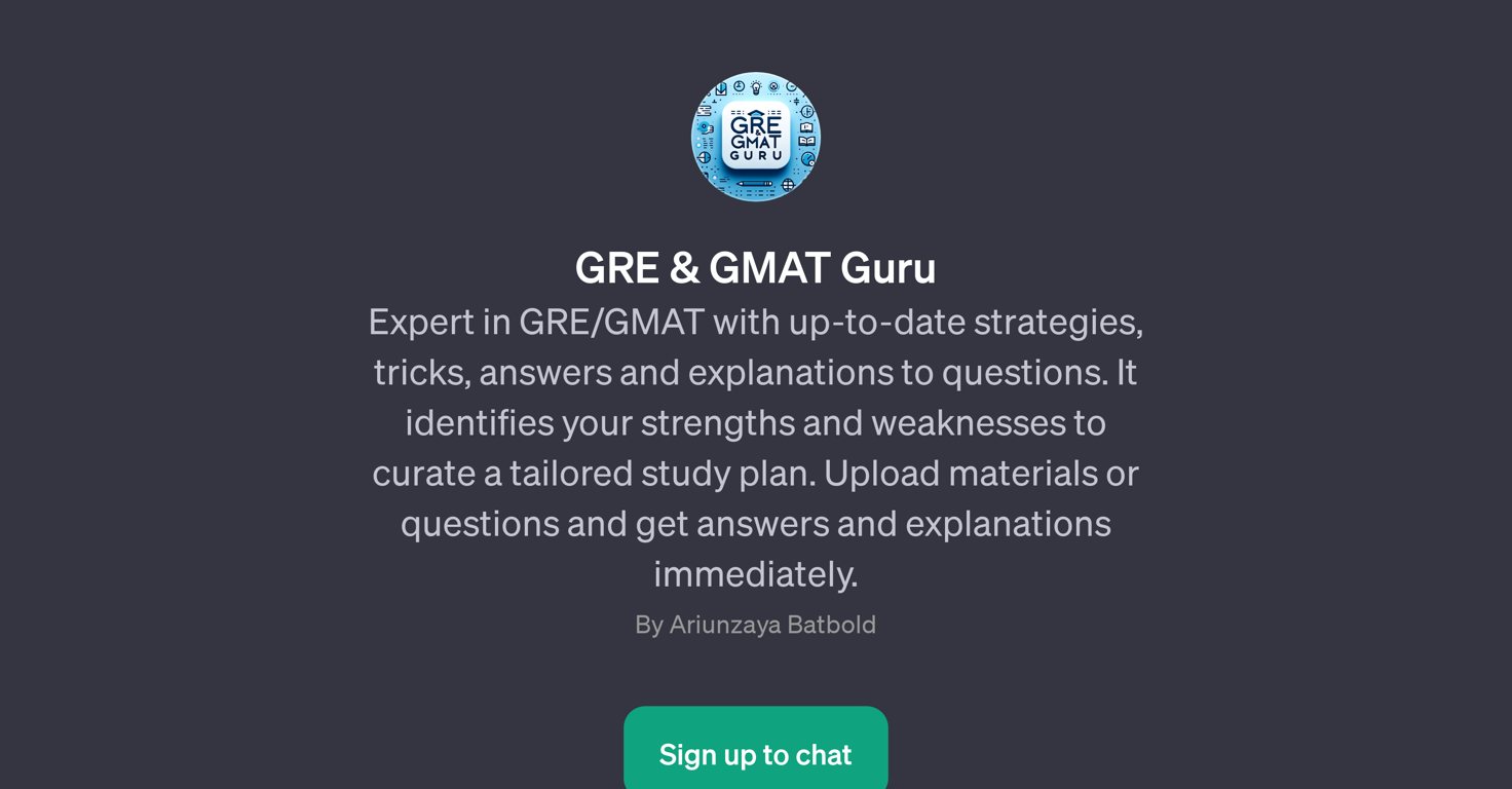 GRE & GMAT Guru website