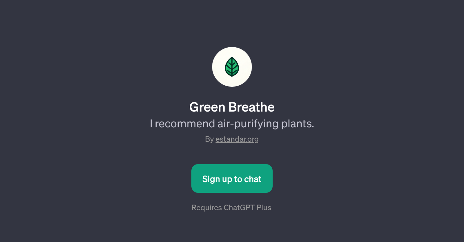 Green Breathe website