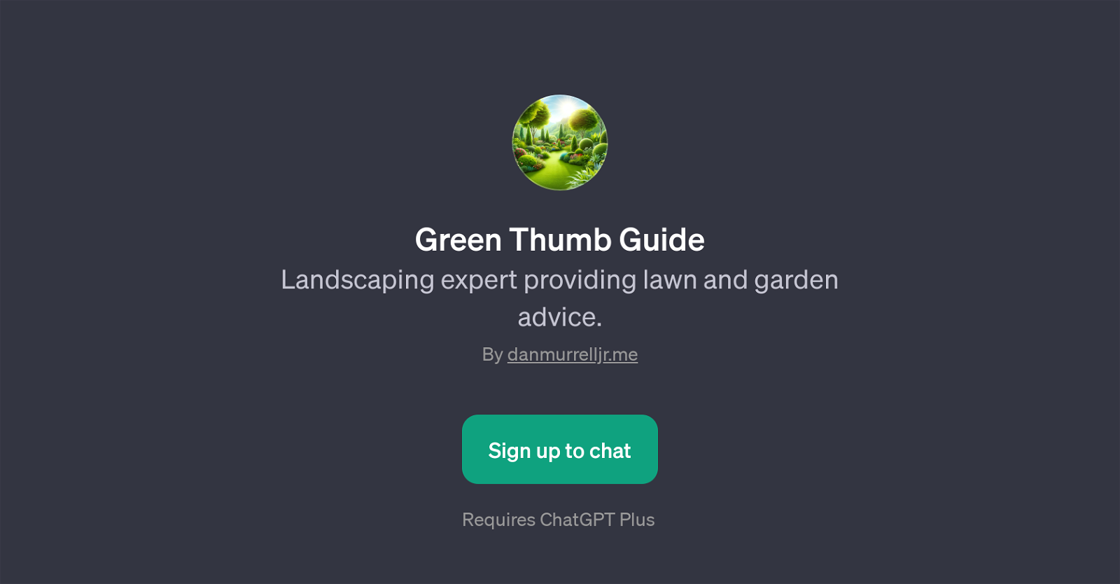 Green Thumb Guide website
