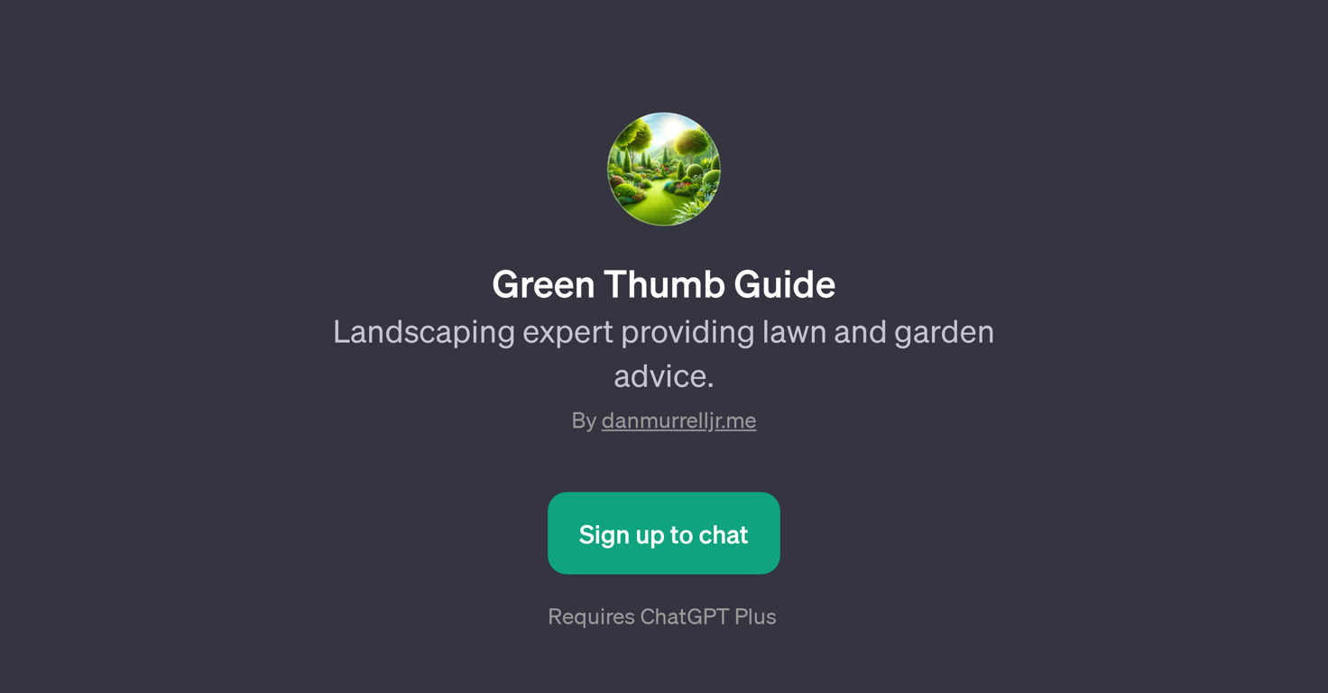 Green Thumb Guide website
