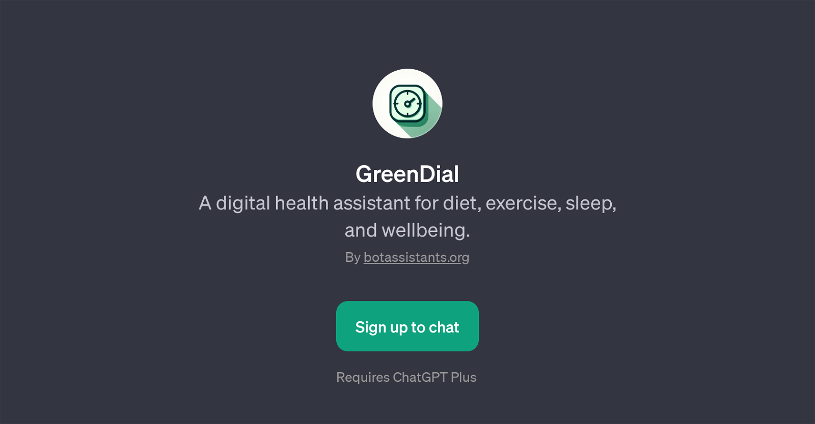 GreenDial website