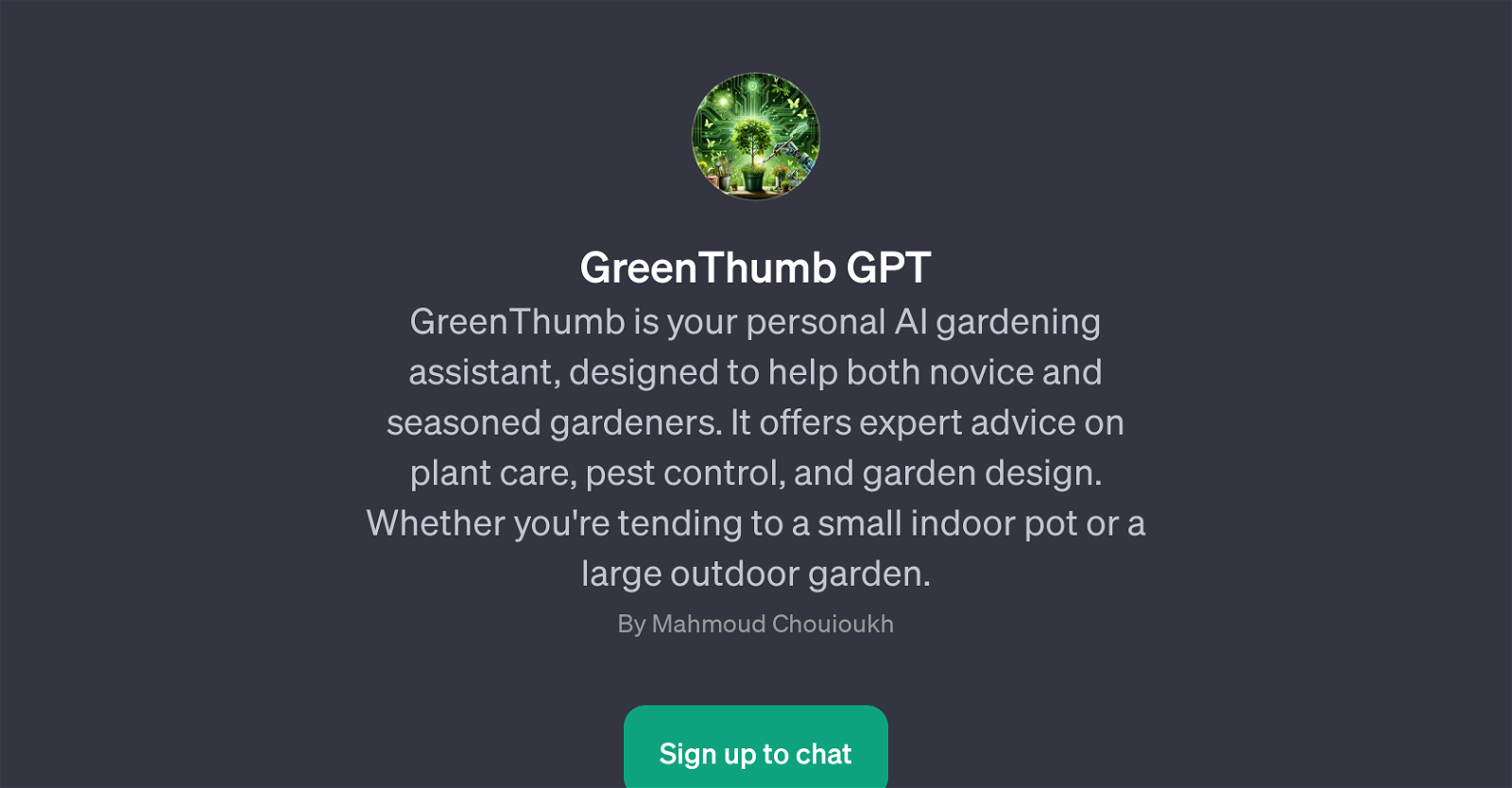 GreenThumb GPT website