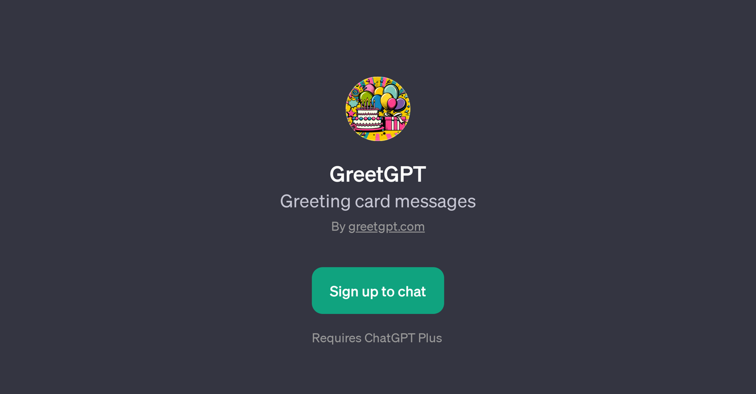 GreetGPT website