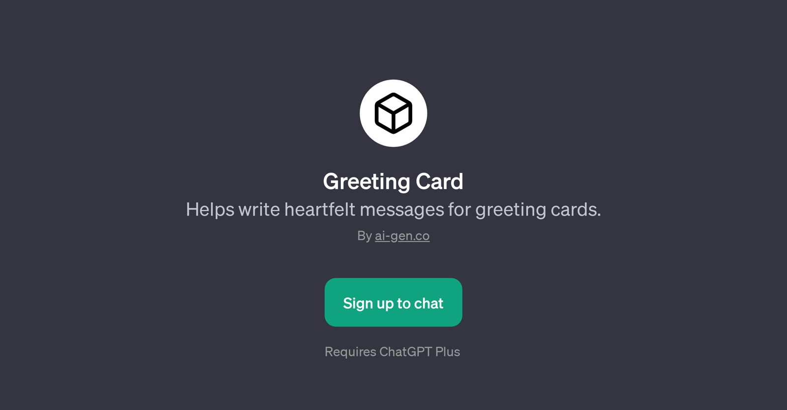 Greeting Card website