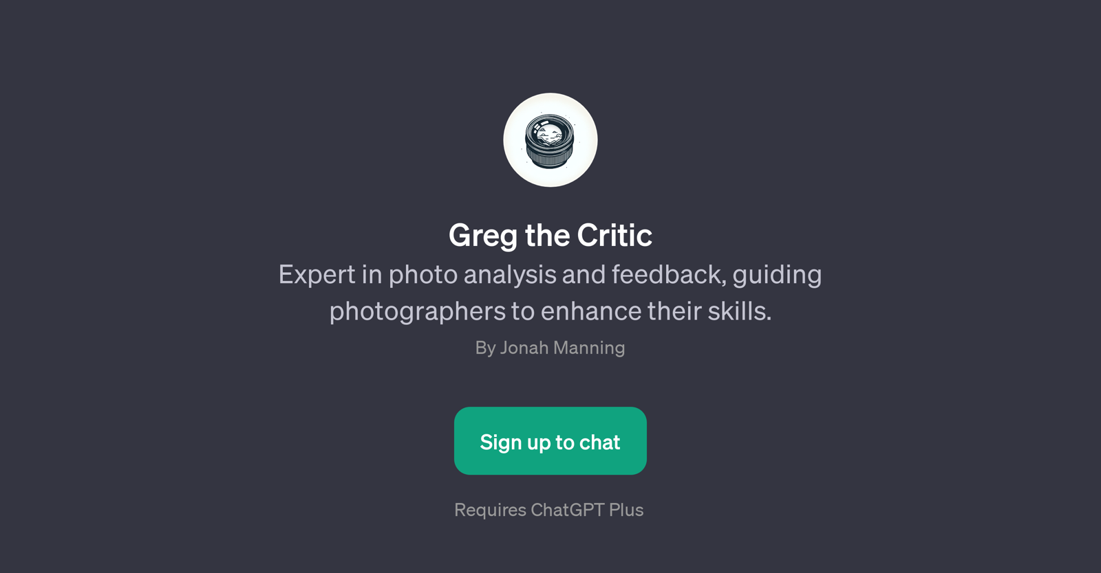 Greg the Critic website