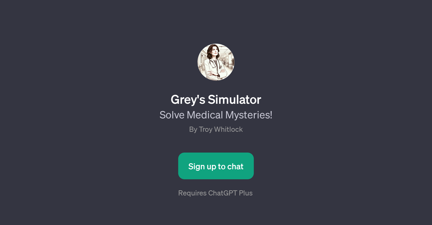 Grey's Simulator website
