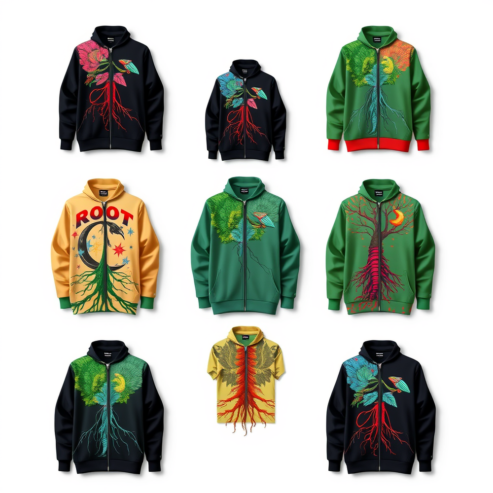 Grid of 12 roots zip sweatshirts website