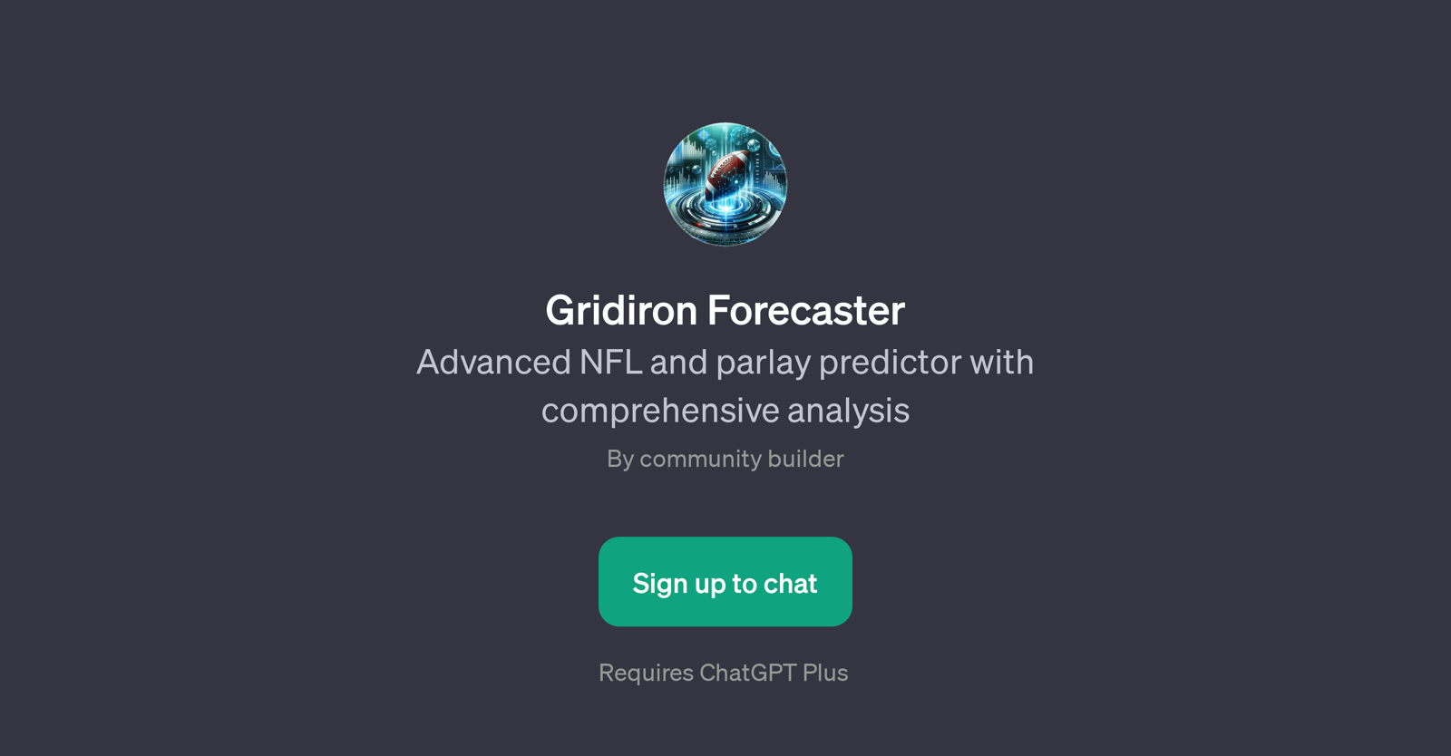 Gridiron Forecaster website