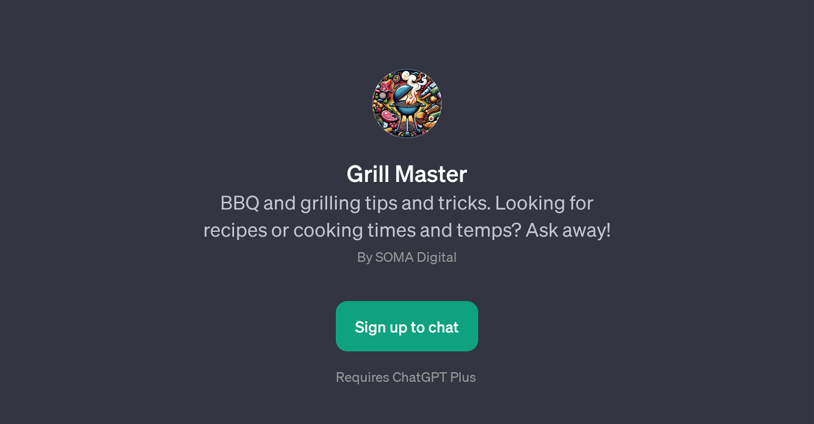 Grill Master website
