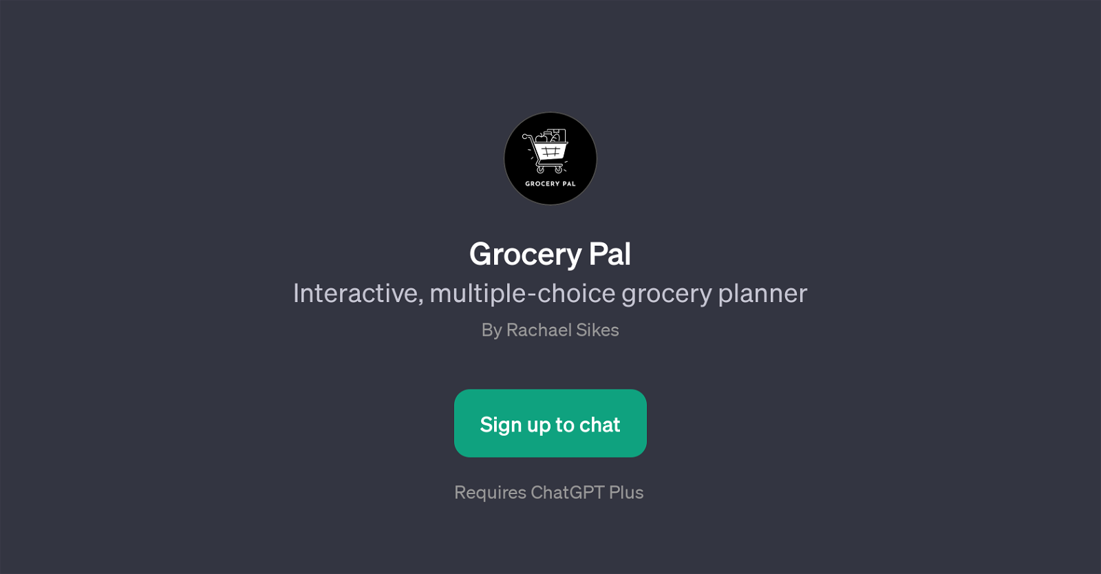 Grocery Pal website