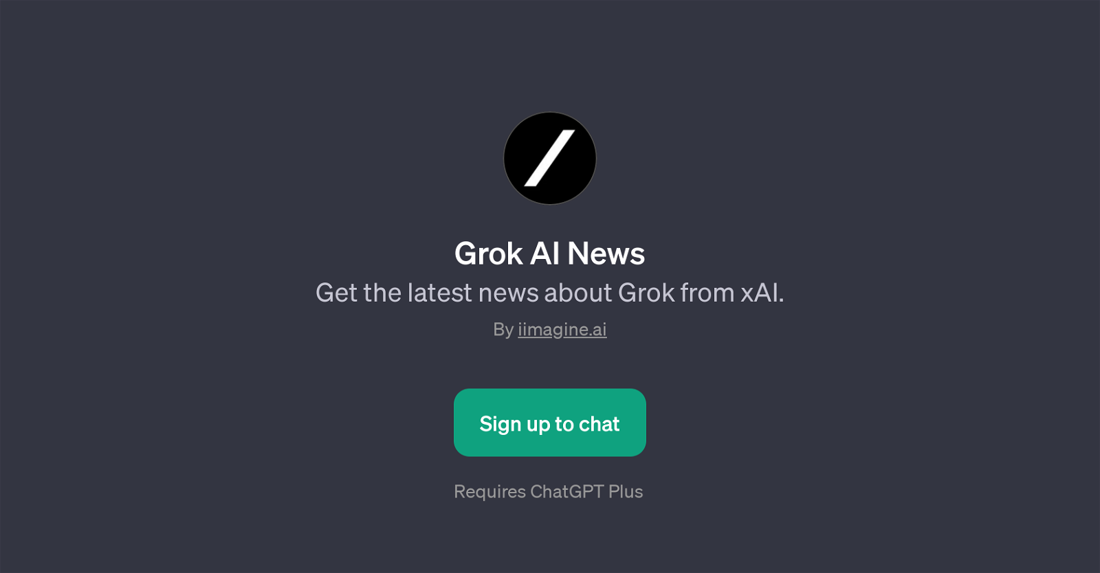 Grok AI News website