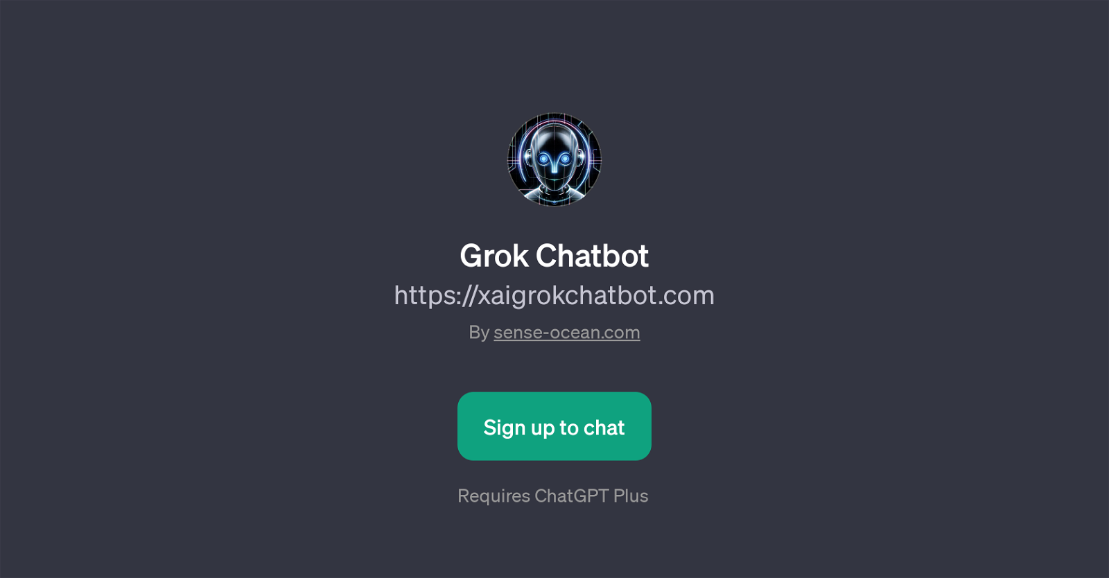 Grok Chatbot website