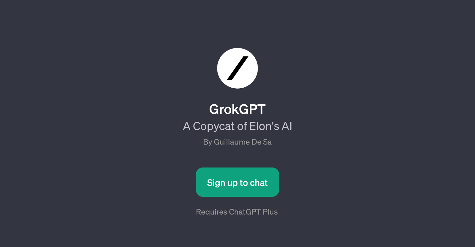 GrokGPT website