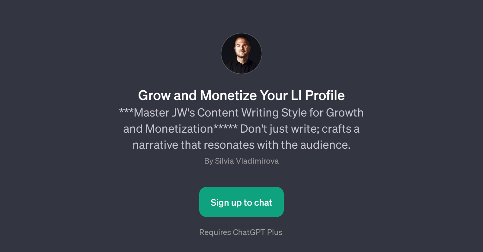Grow and Monetize Your LI Profile website