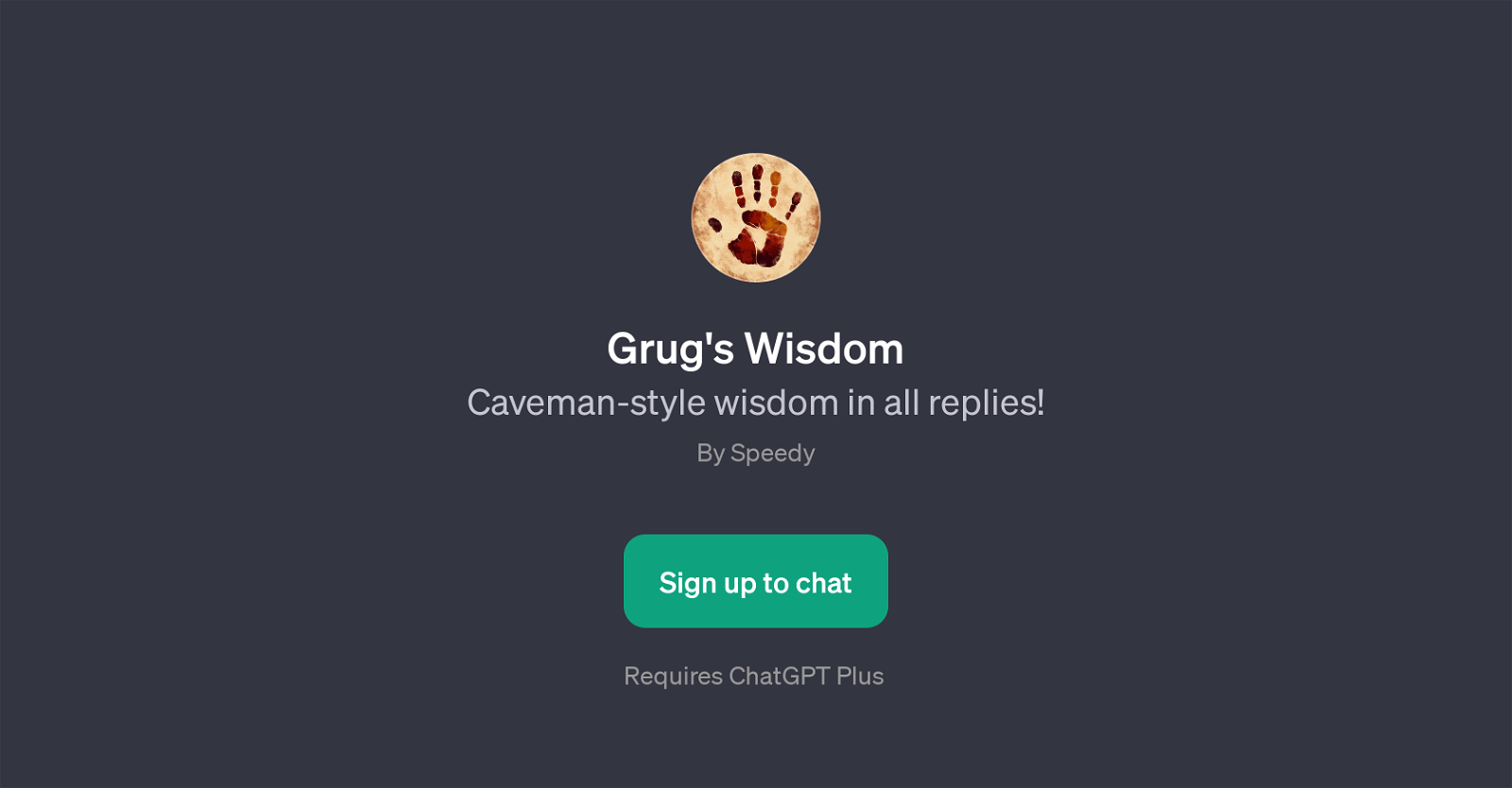 Grug's Wisdom website