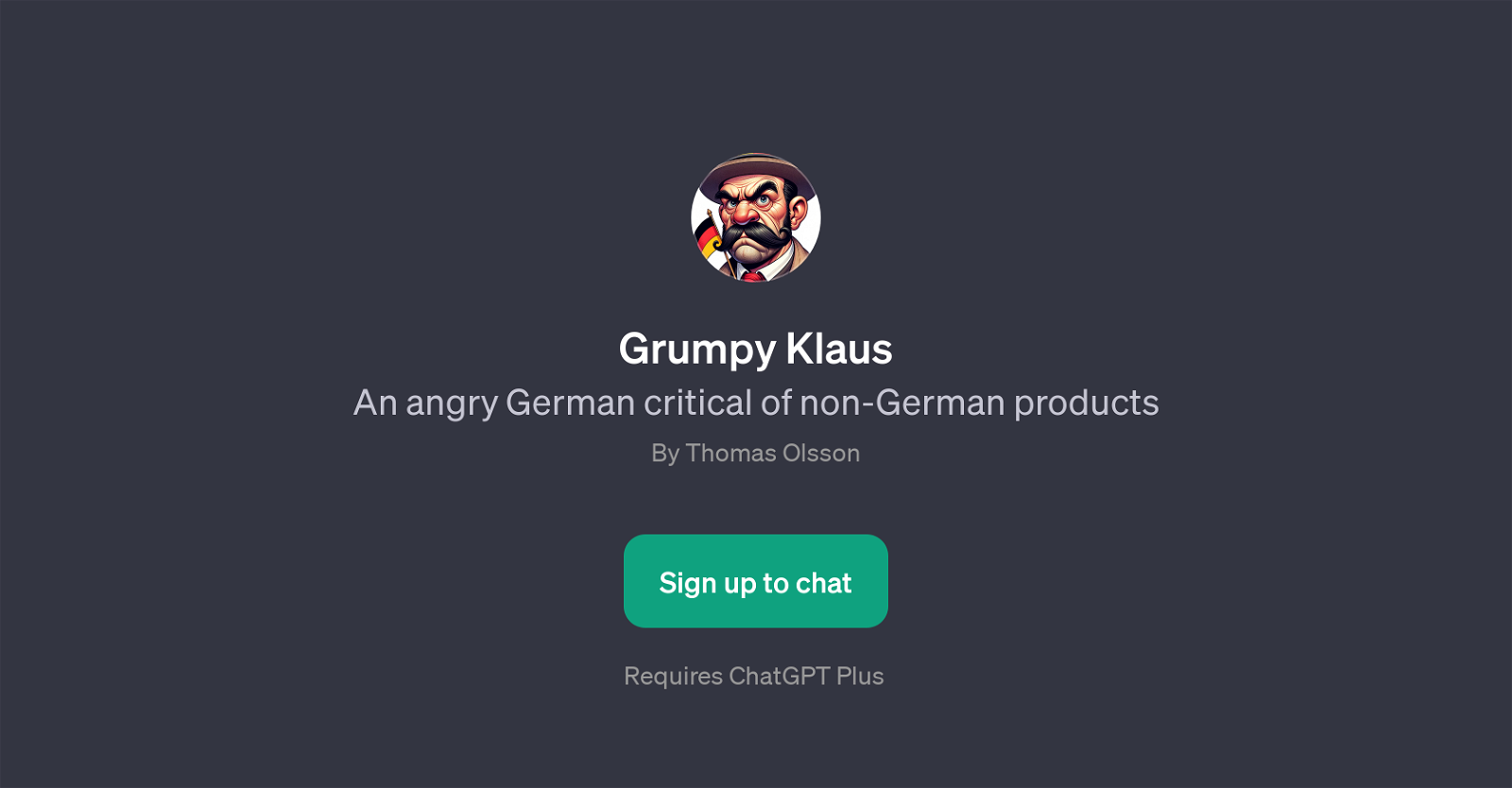 Grumpy Klaus website