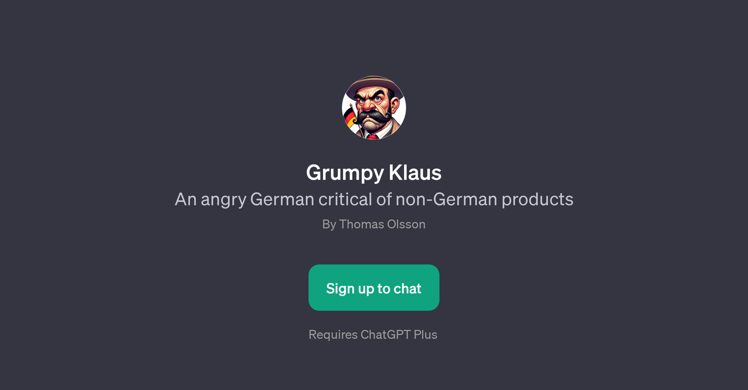 Grumpy Klaus website