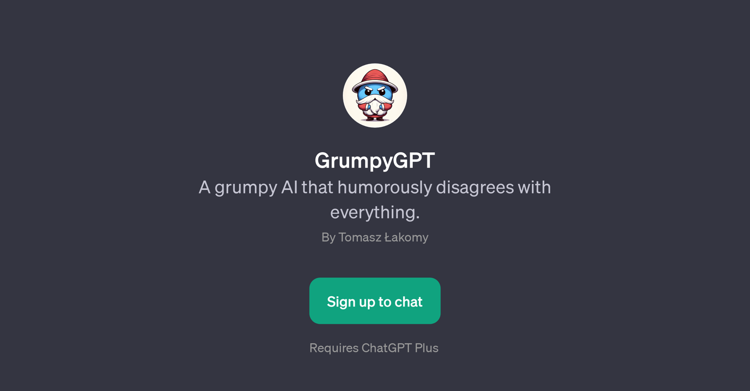 GrumpyGPT website