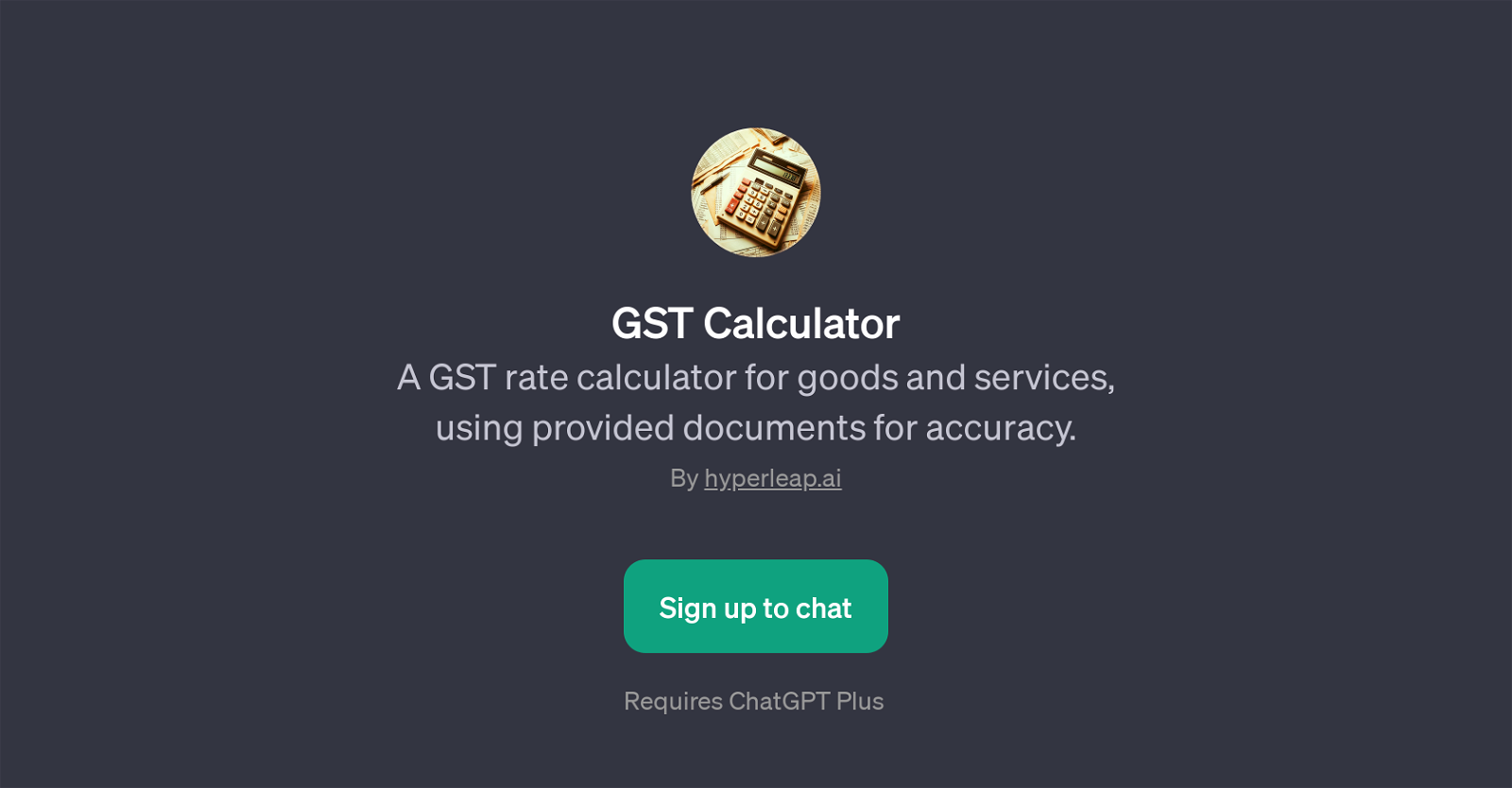 GST Calculator website