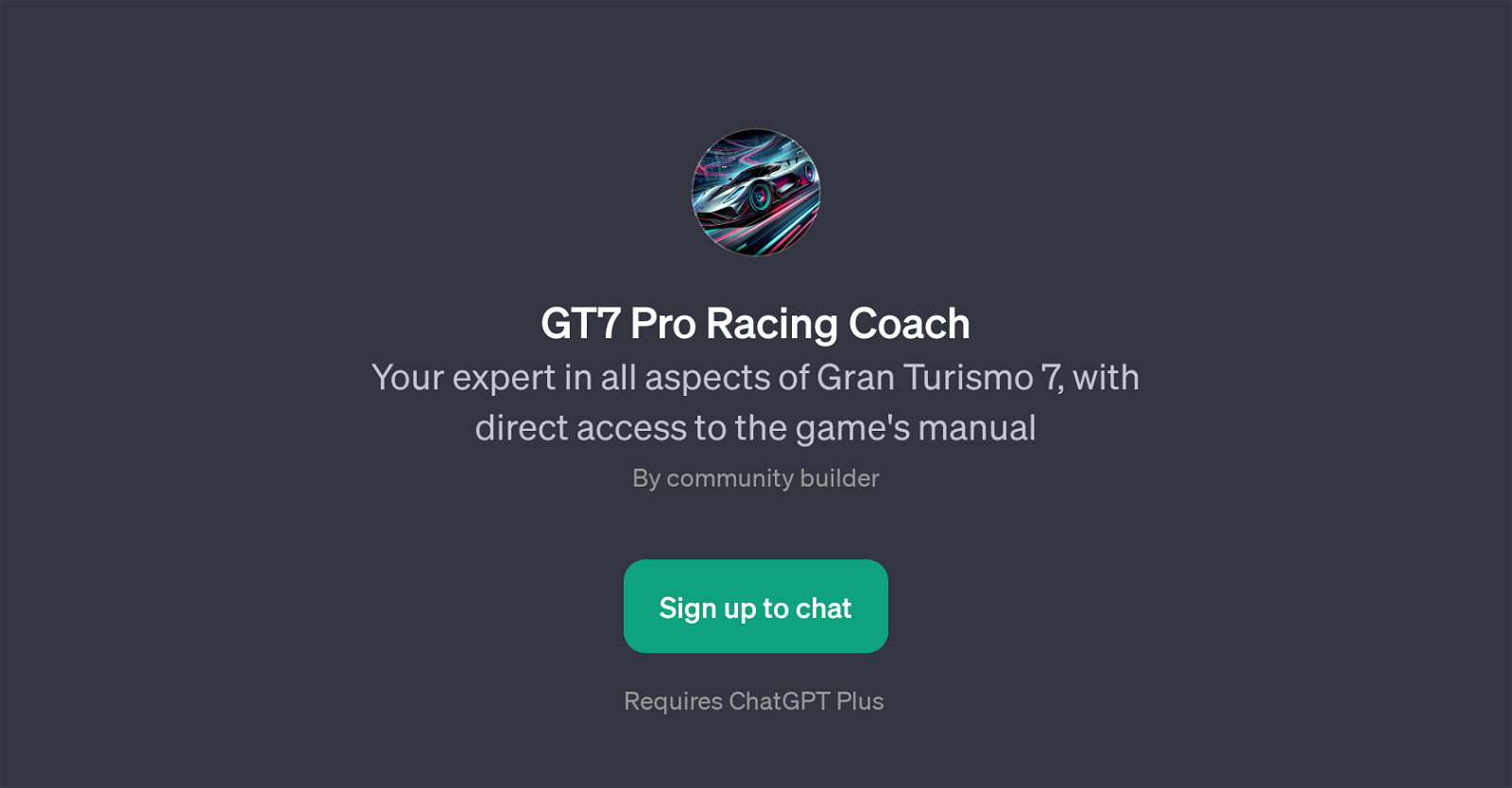 GT7 Pro Racing Coach website