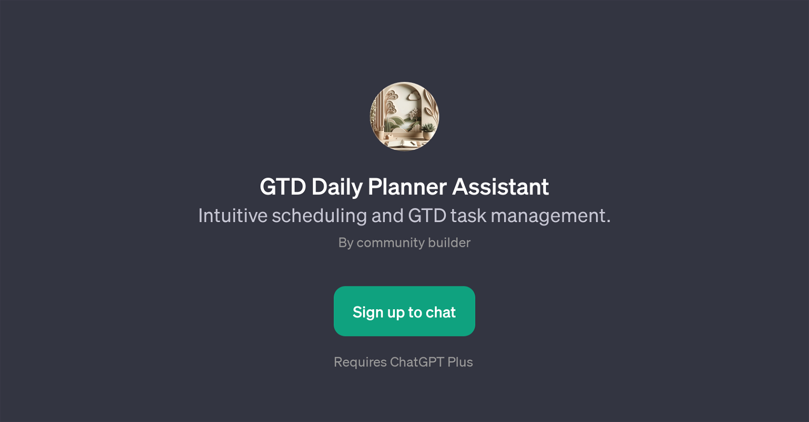 GTD Daily Planner Assistant website