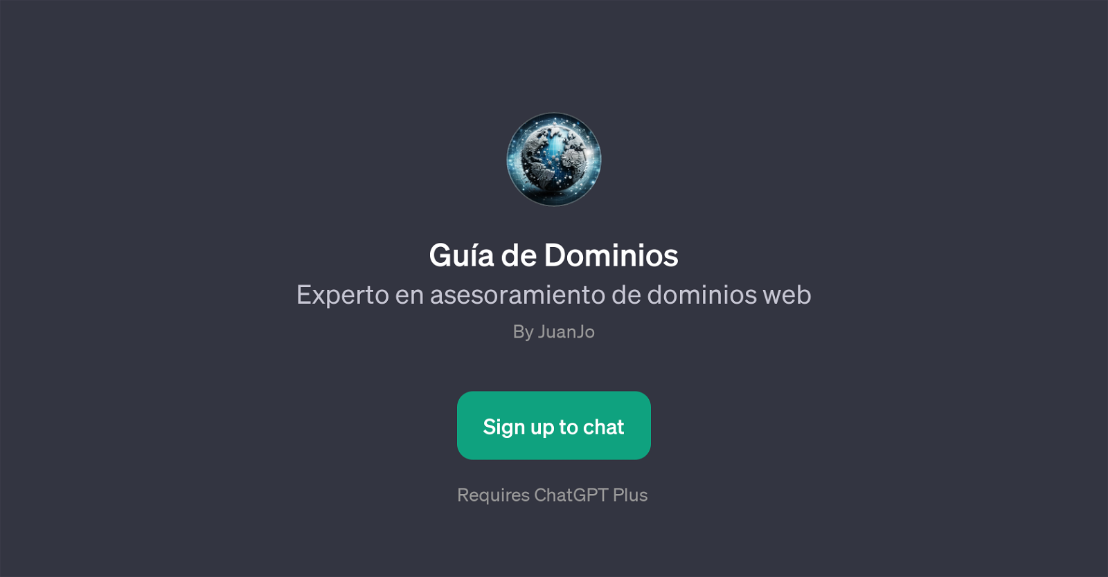 Gua de Dominios website