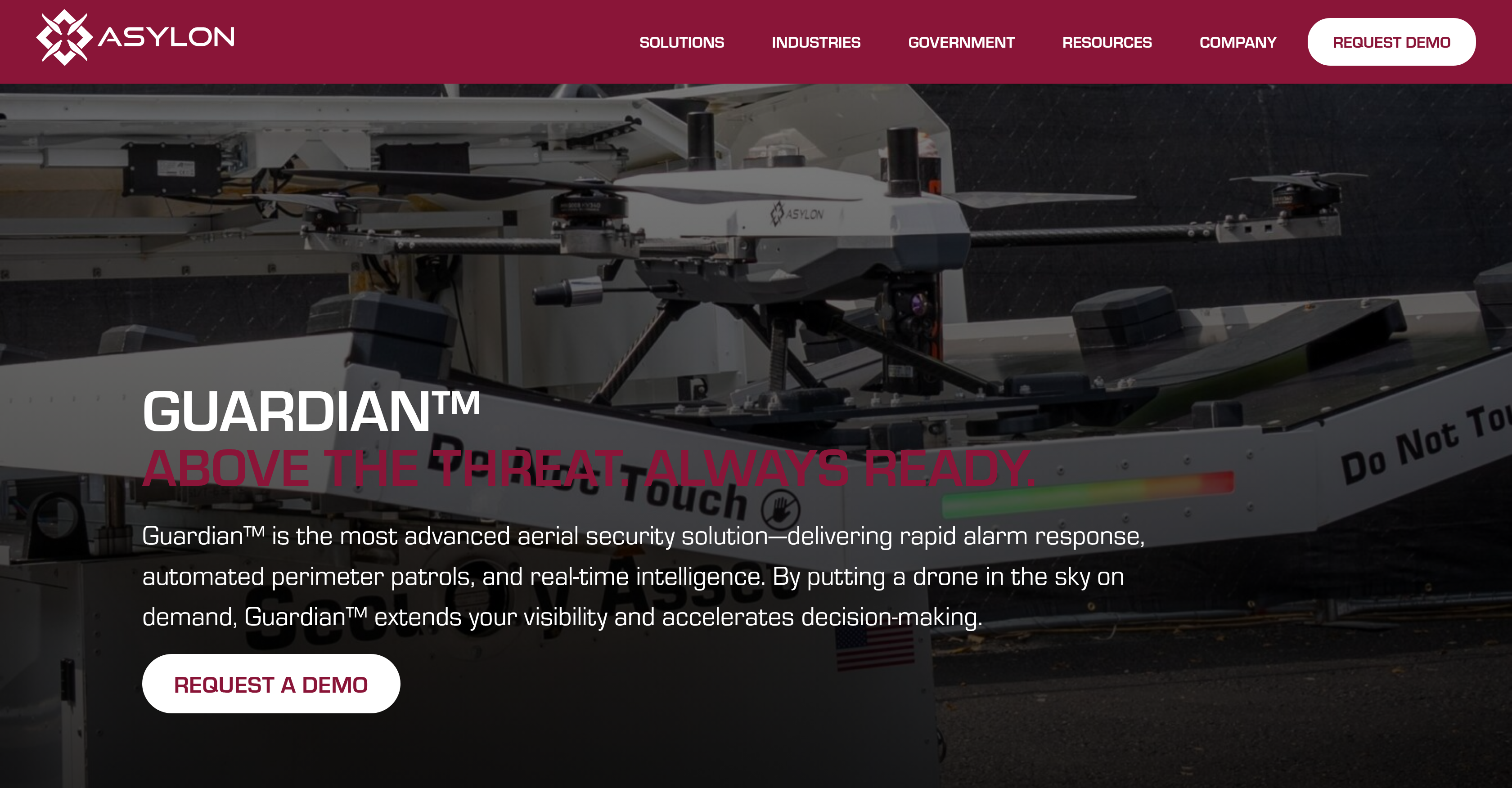 Guardian Security Drone | Asylon Robotics preview
