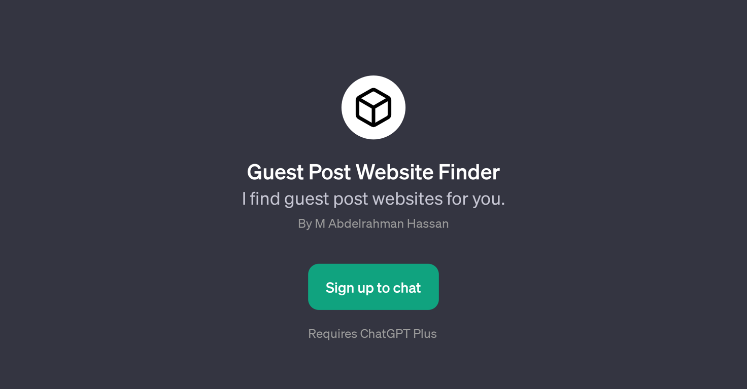 Guest Post Website Finder website
