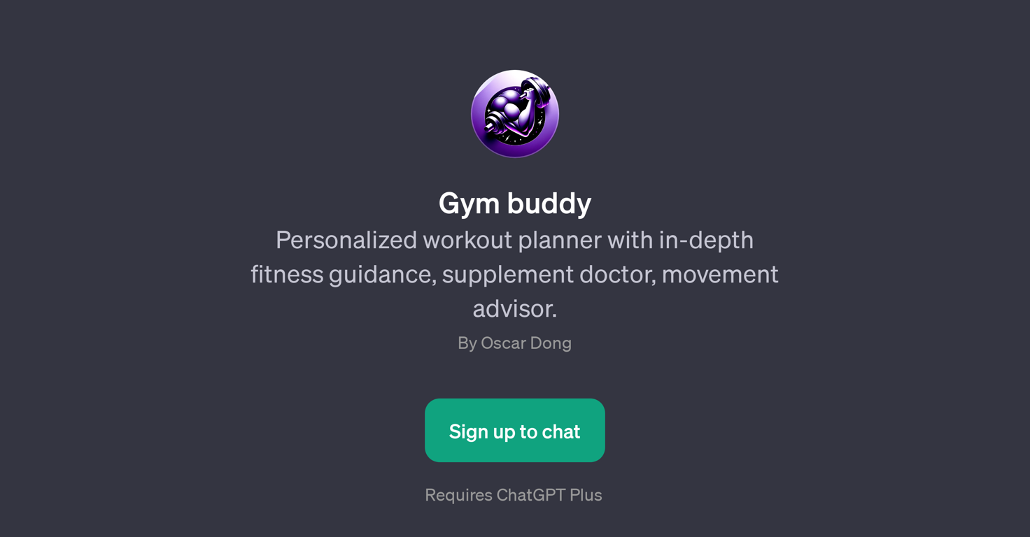Gym Buddy website
