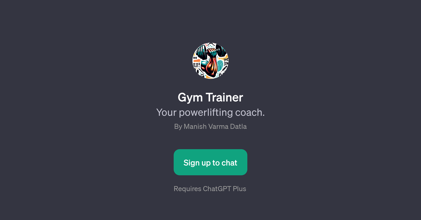 Gym Trainer website