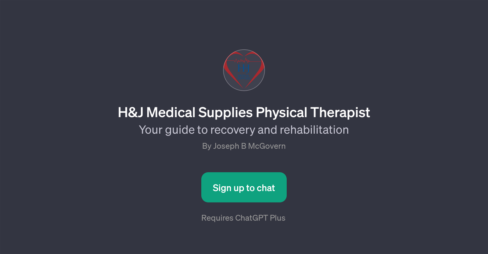 H&J Medical Supplies Physical Therapist website
