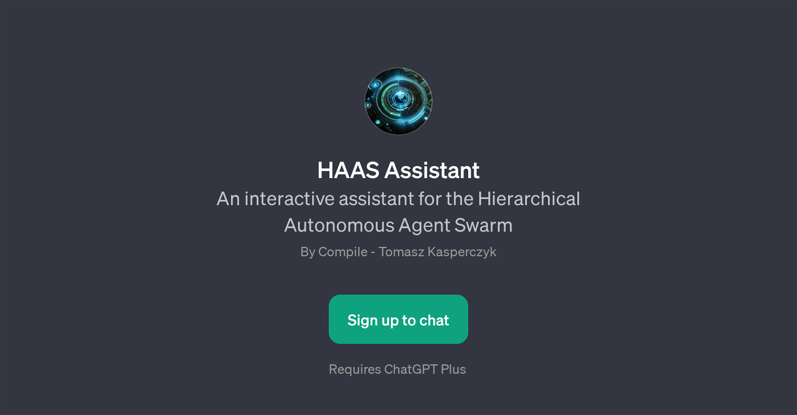 HAAS Assistant website