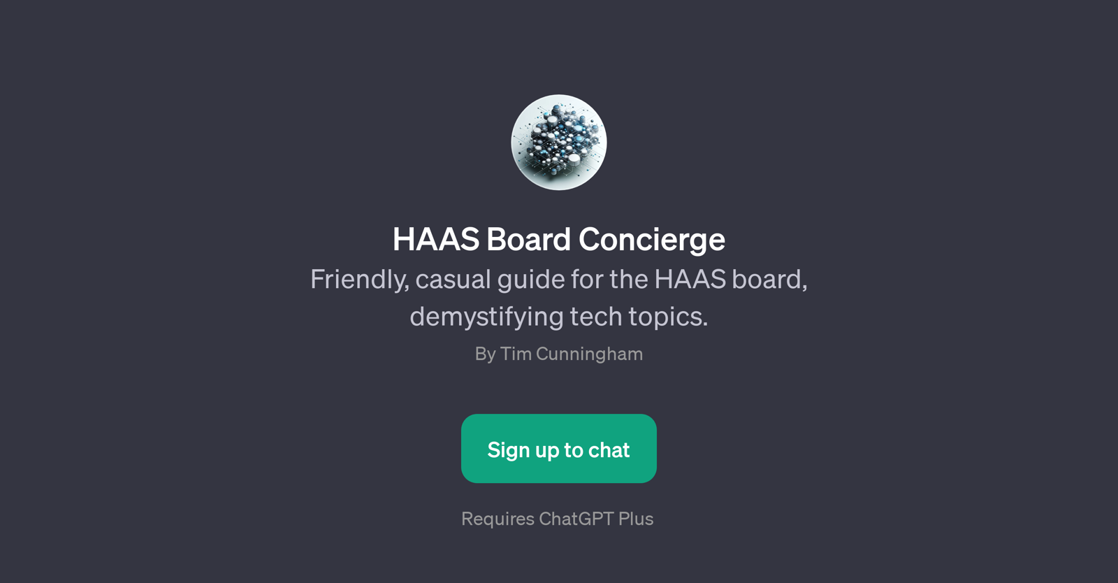 HAAS Board Concierge website