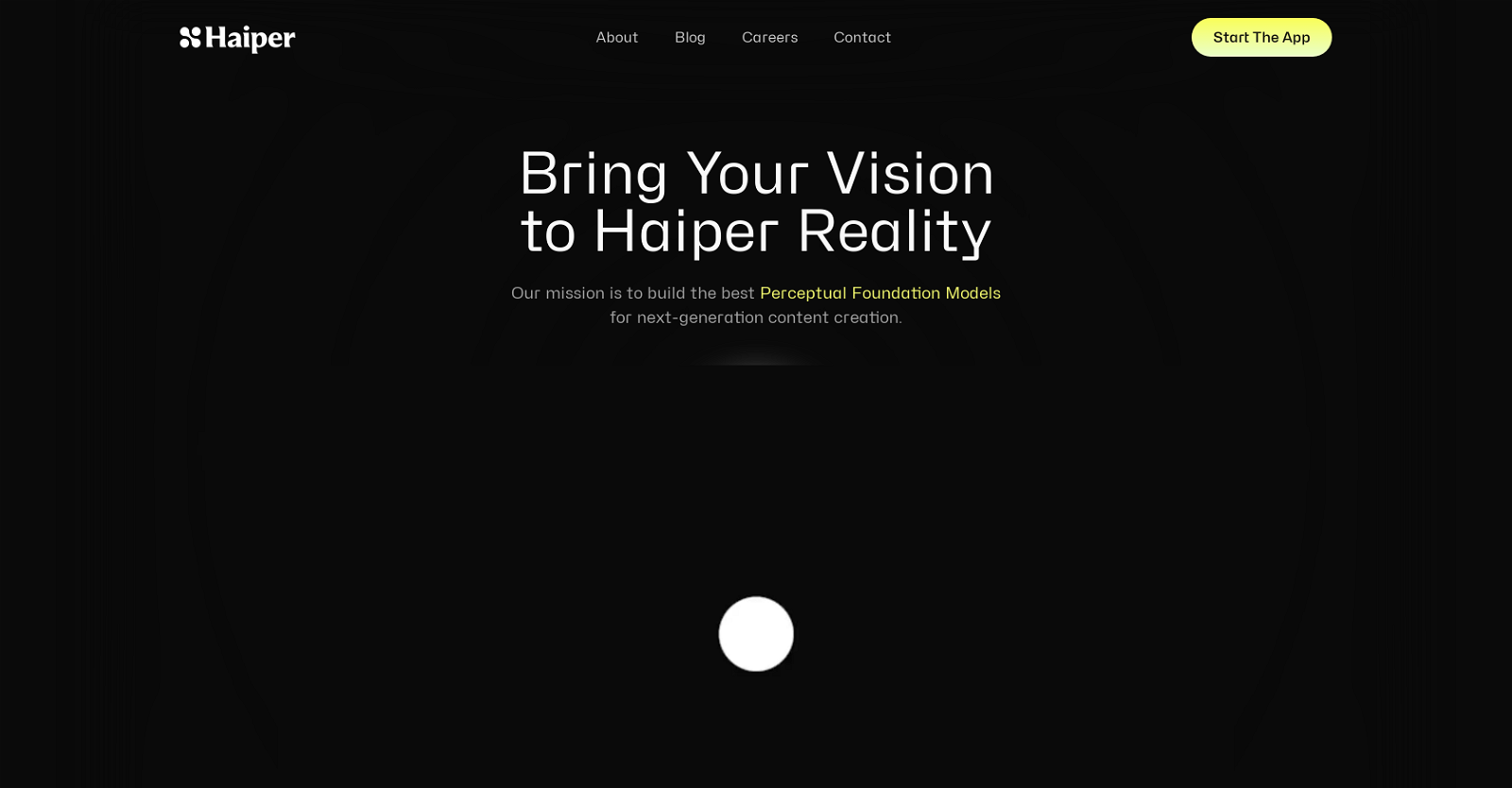 Haiper AI website
