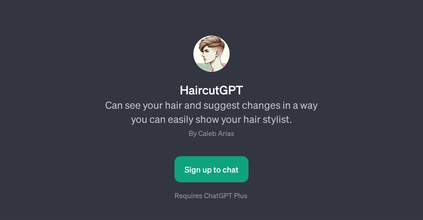 HaircutGPT website